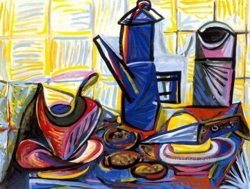 Coffee pot 3 1943 cubism Pablo Picasso Oil Paintings